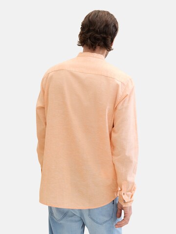 TOM TAILOR Regular fit Button Up Shirt in Orange