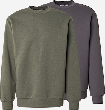 ABOUT YOU Sweatshirt 'Davin' in Grau: Vorderseite