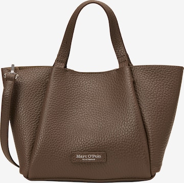 Marc O'Polo Schoudertas in Bruin: voorkant