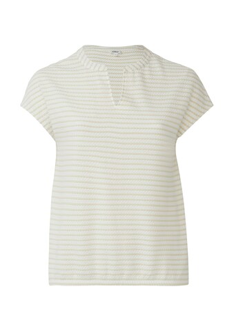 s.Oliver Shirt in Wit: voorkant