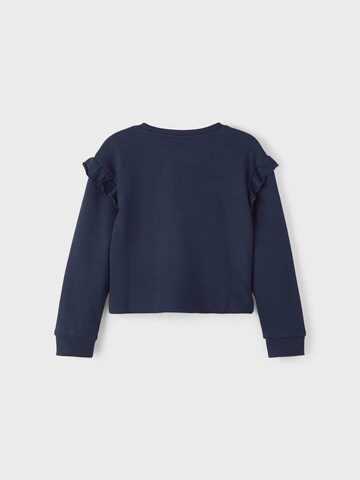 NAME IT - Sweatshirt 'Oksus' em azul