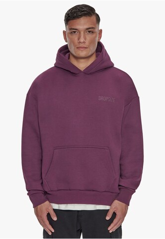 Sweat-shirt Dropsize en violet : devant