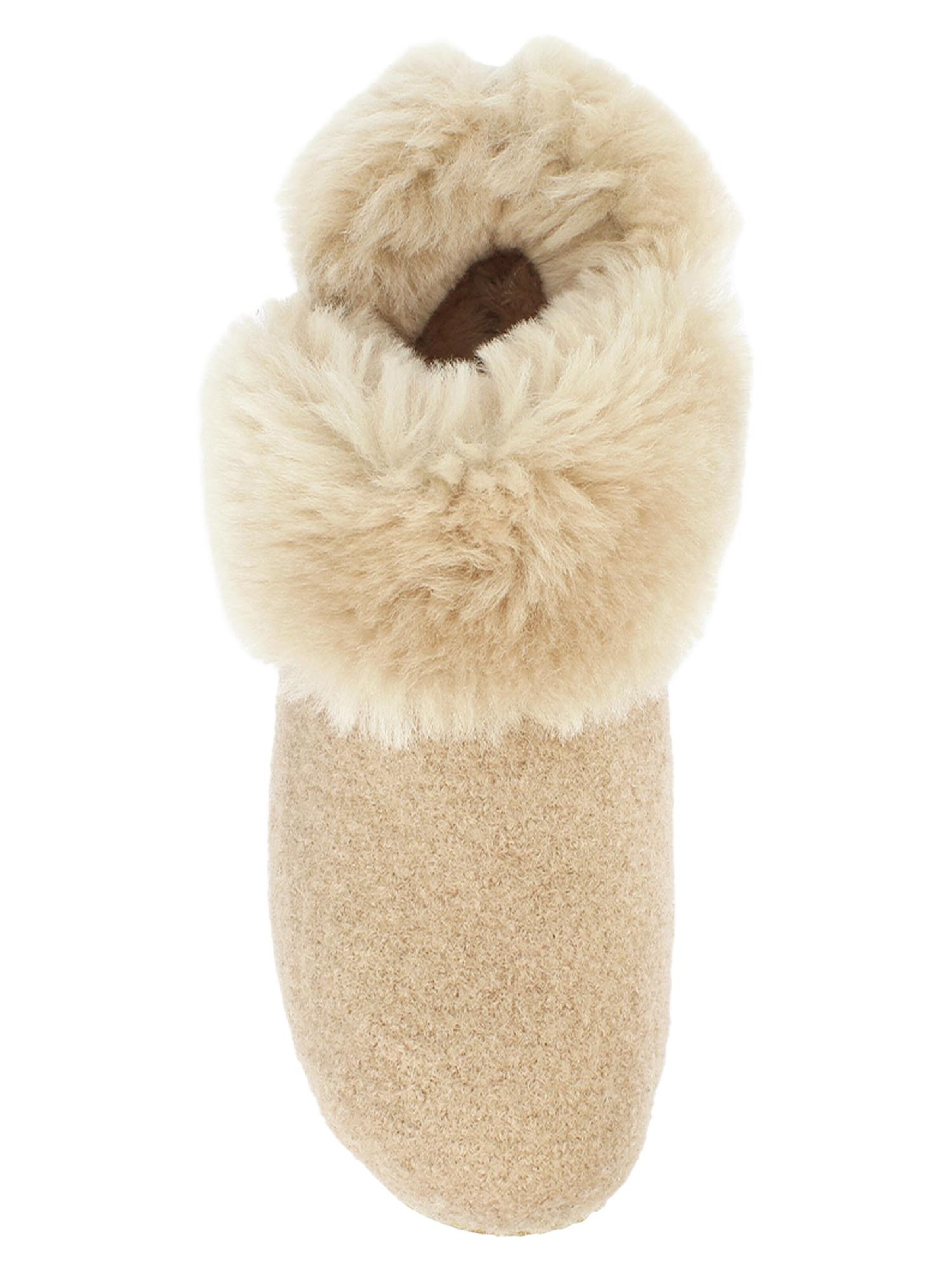 Living Kitzbühel Slippers 'Schurwolle' in Brown