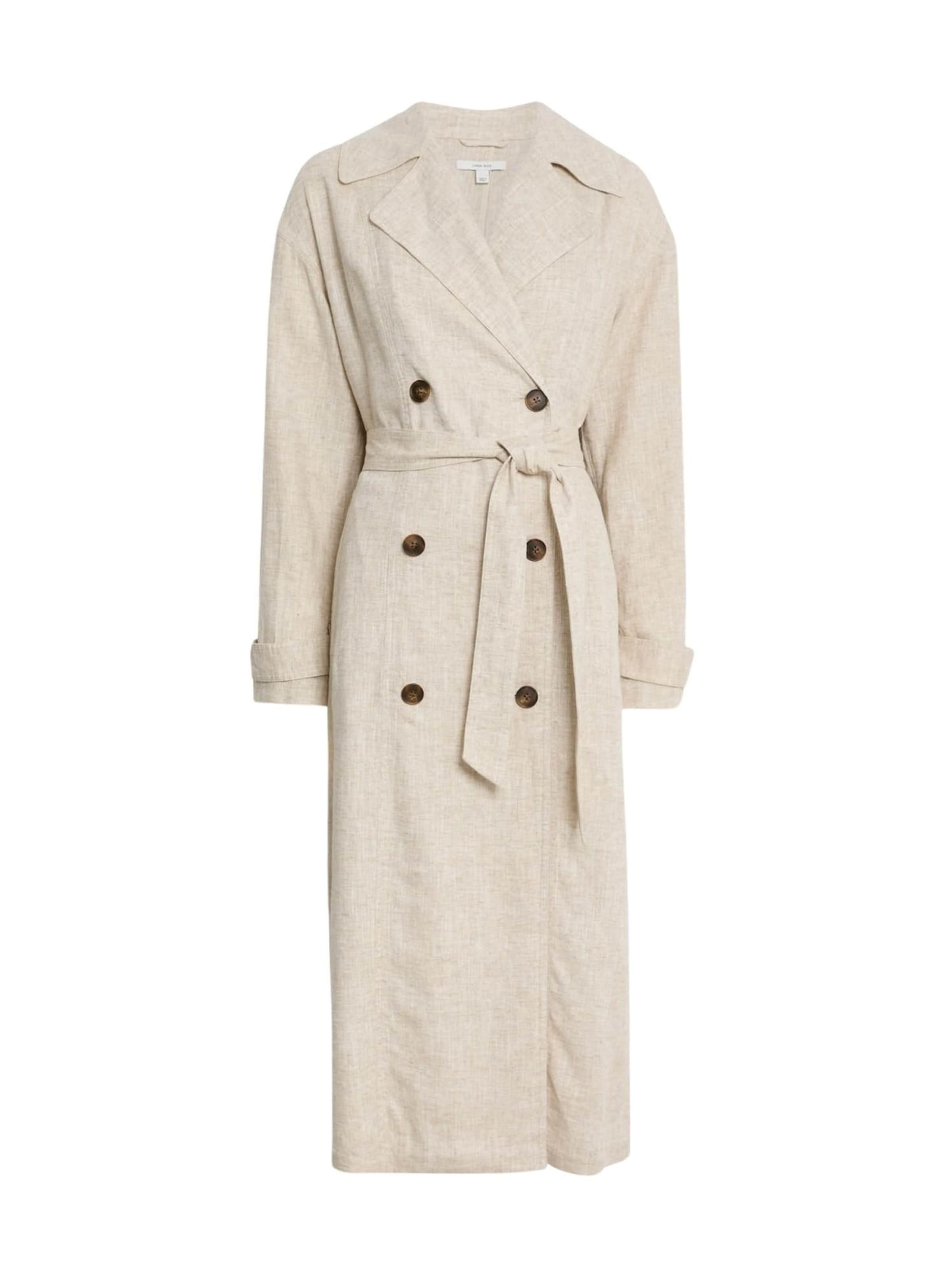 Manteau mi-saison Marks & Spencer en beige : devant