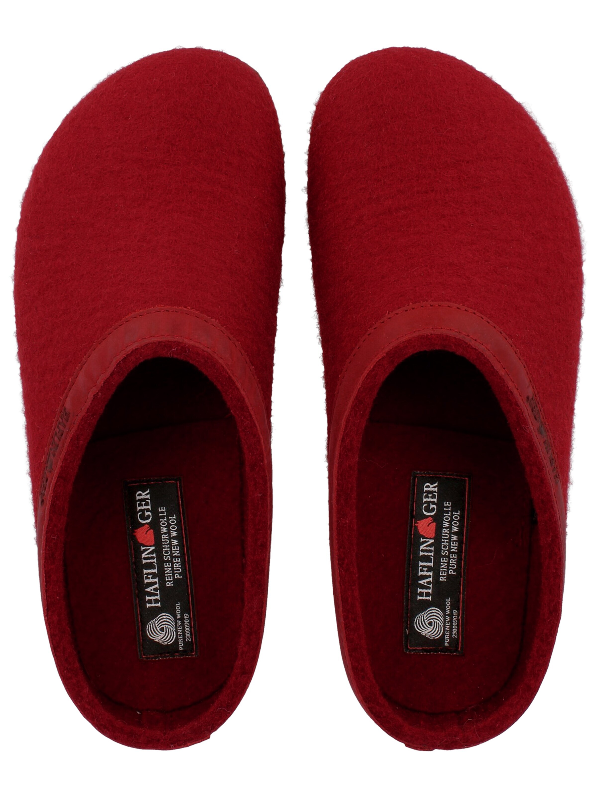 HAFLINGER Slippers 'Grizzly Torben' in Red