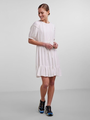 PIECES Summer Dress 'Viol' in White