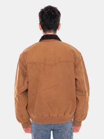 Carhartt WIP Between-season jacket 'OG Santa Fe' in Brown