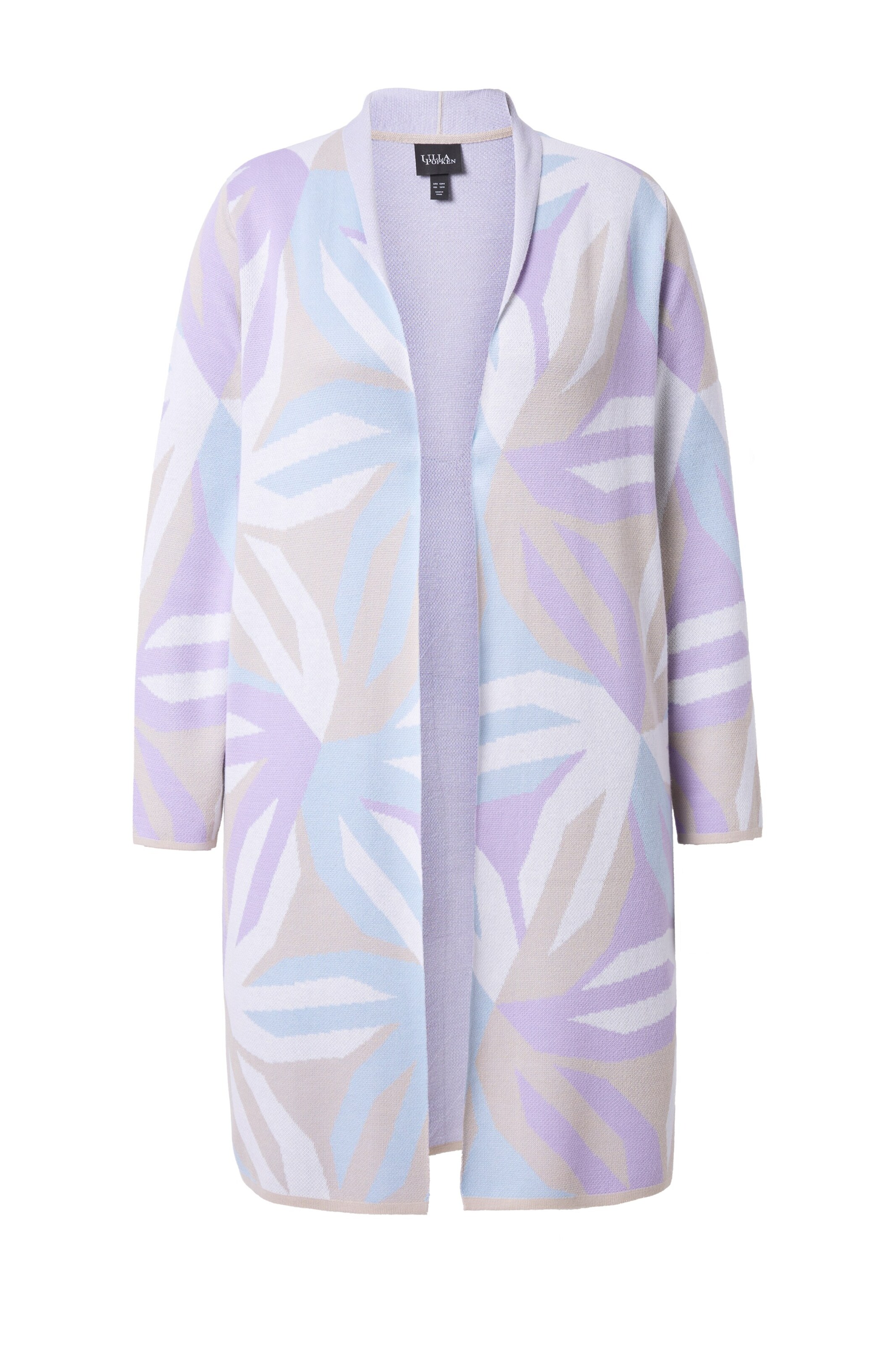 Ulla Popken Strickjacke in Lila: Vorderseite