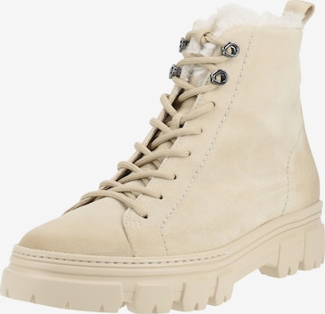Bottines à lacets Paul Green en blanc : devant