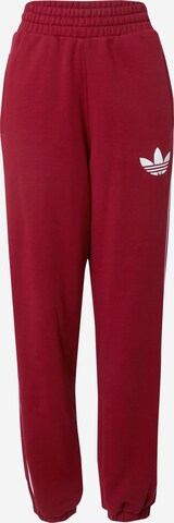 Pantalon ADIDAS ORIGINALS en rouge : devant