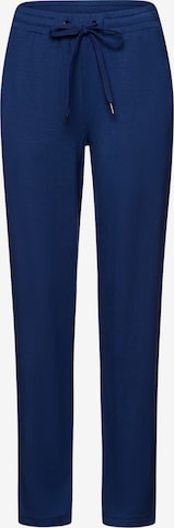 Hanro Hose 'Balance' in Blau: Vorderseite