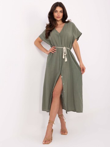 Madnezz House Dress '2022126' in Green: front