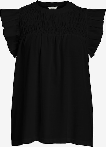 OBJECT - Blusa 'LIPA' en negro: frente