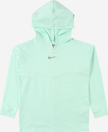NIKE Athletic Sweatshirt in Green: front
