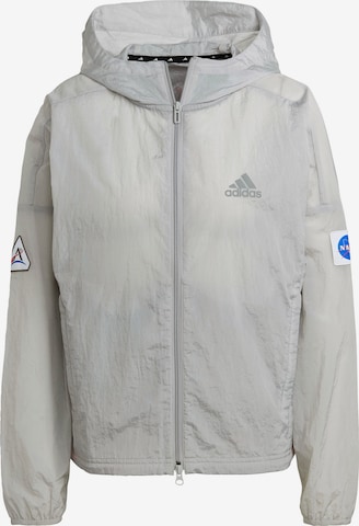 ADIDAS PERFORMANCE Športna jakna | siva barva: sprednja stran