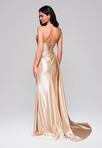 Robe de soirée Ombre en or