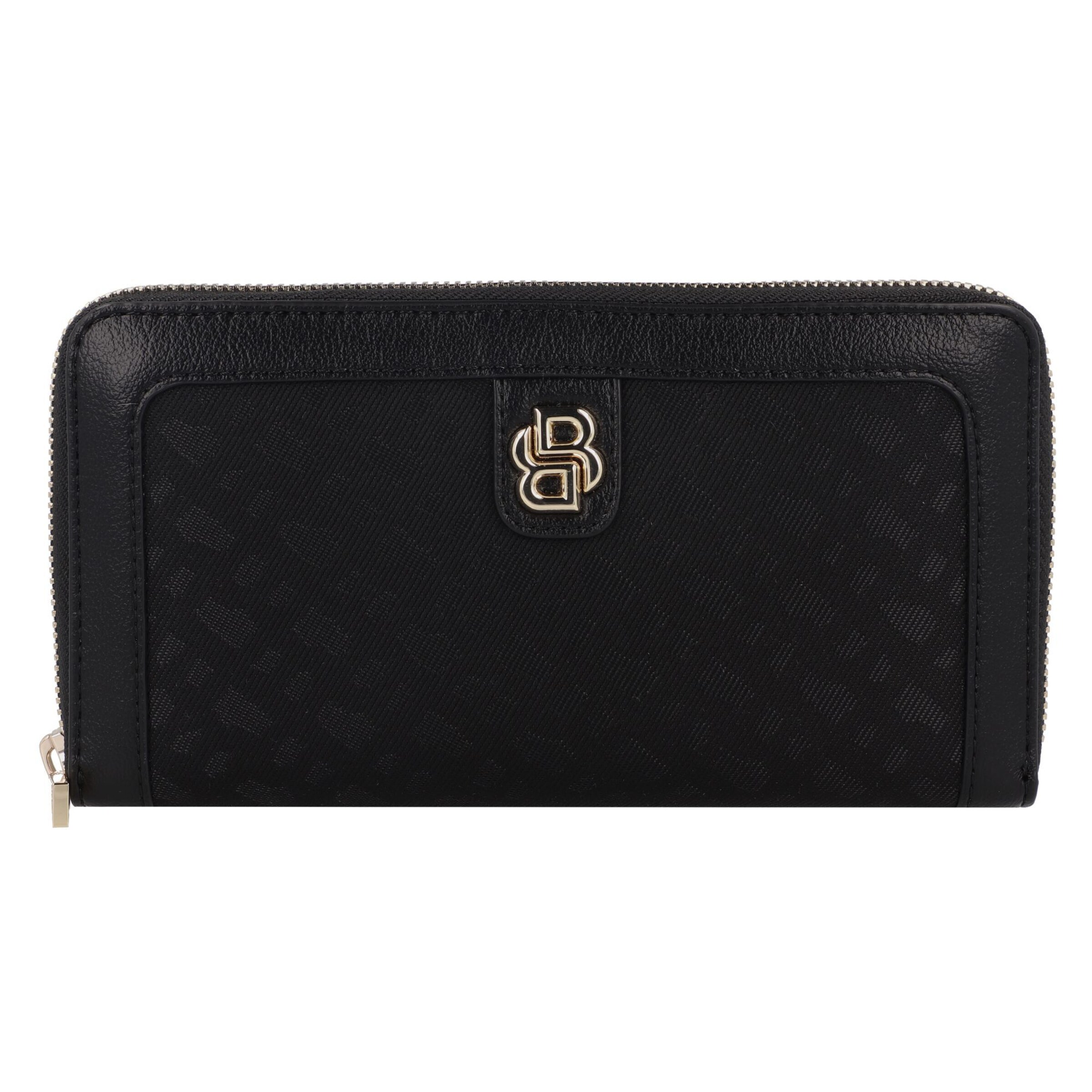 Porte-monnaies BOSS en noir : devant