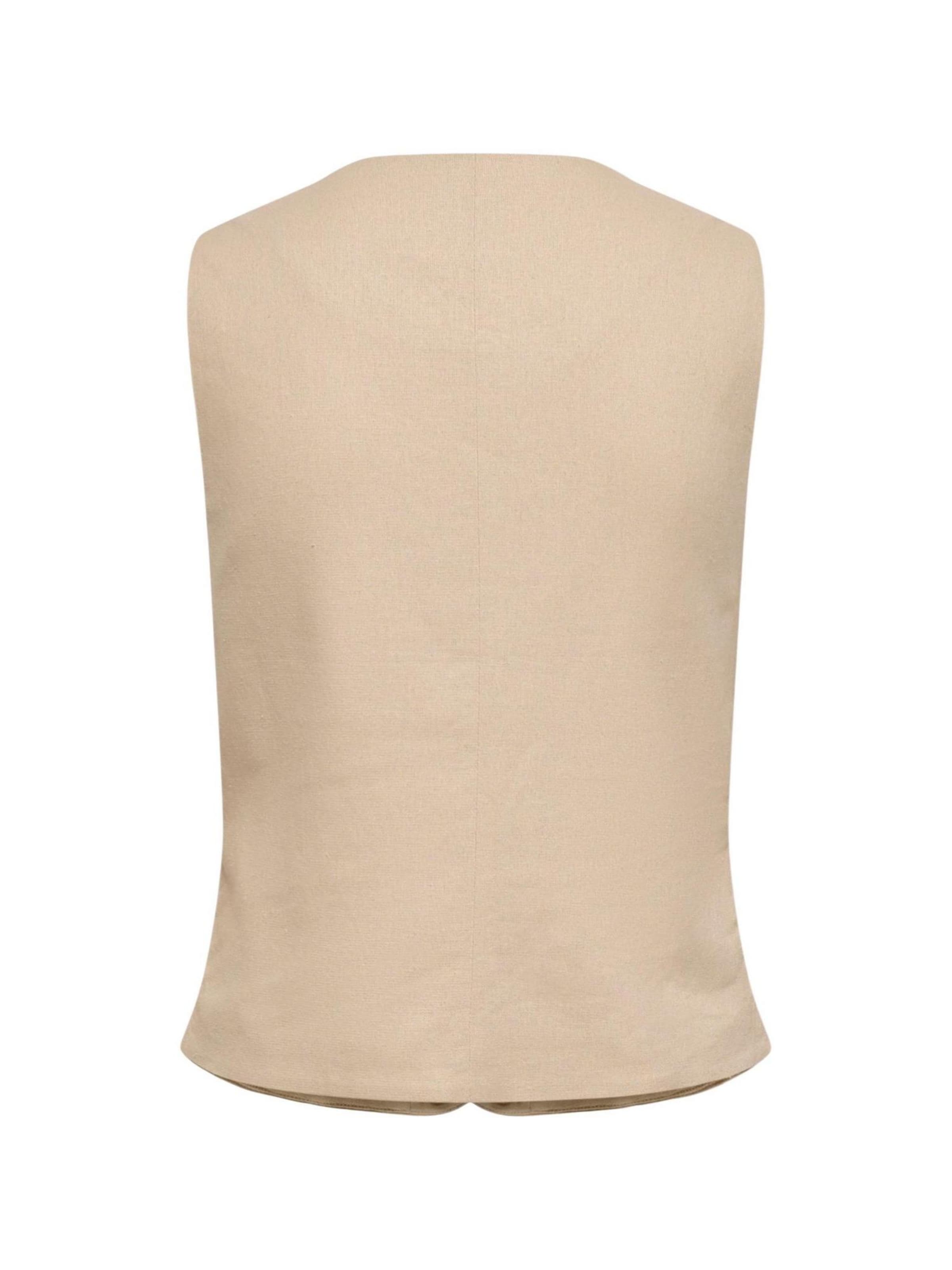 Tailleur 'Onlgoa S/L Linen Bl Waistcoat Cc Tlr 15363724' di ONLY in beige