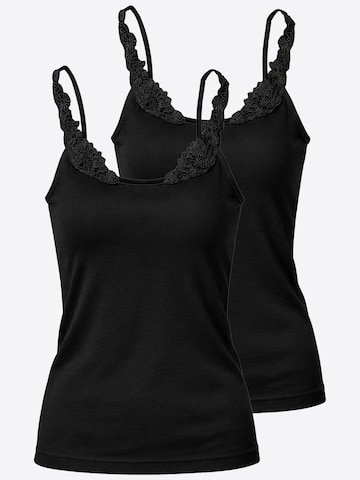 Haasis Bodywear Undershirt in Black: front