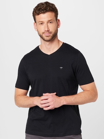 FYNCH-HATTON - Camiseta en negro: frente
