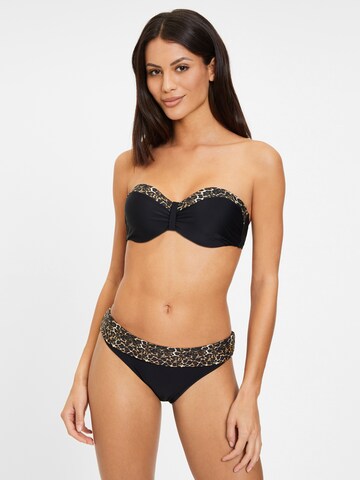 LASCANA - Bandeau Top de bikini 'Adele' en negro