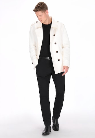 DreiMaster Klassik - Sobretudo meia-estação em branco