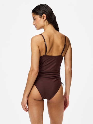 PIECES Swimsuit 'PCBAOMI' in Brown