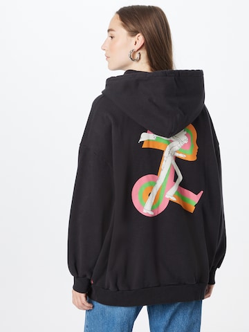 LEVI'S ® Sweatshirt 'Prism Hoodie' in Zwart