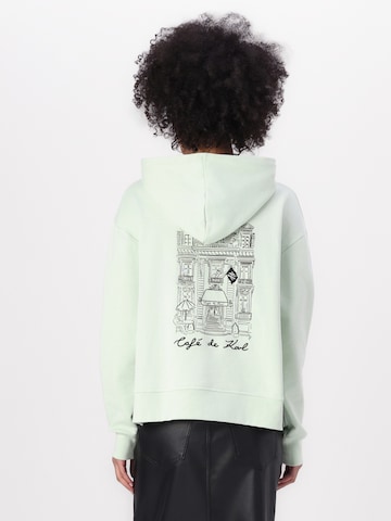 Sweat-shirt 'Karl Lagerfeld x Jorge Parra' Karl Lagerfeld en vert : devant