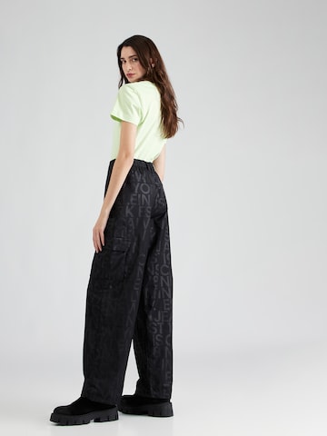 Loosefit Pantaloni cargo di Calvin Klein Jeans in nero