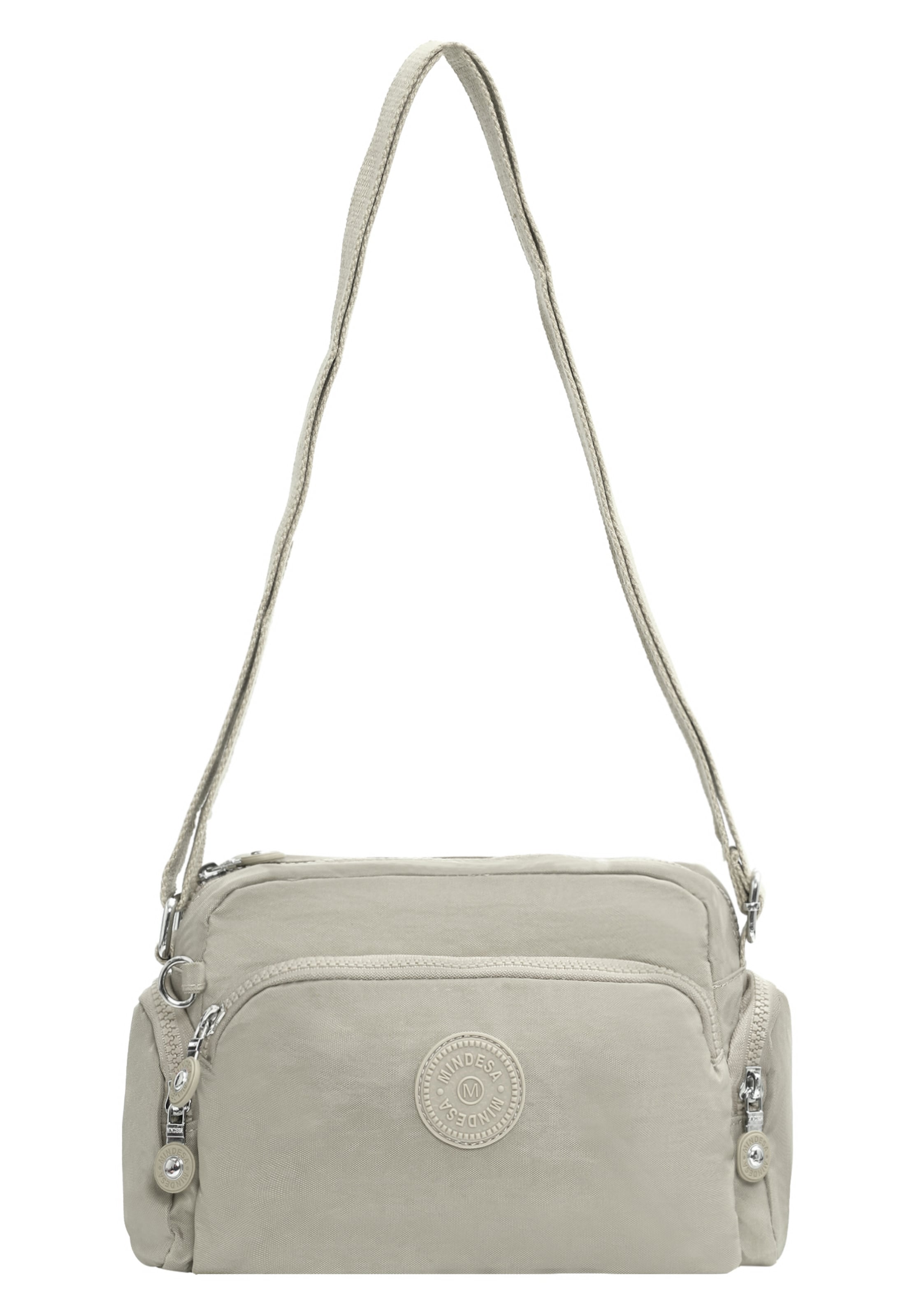 Mindesa - Mala de ombro em cinzento: frente