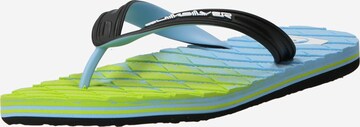 Flip-flops 'OAHUEY' de la QUIKSILVER pe verde: față