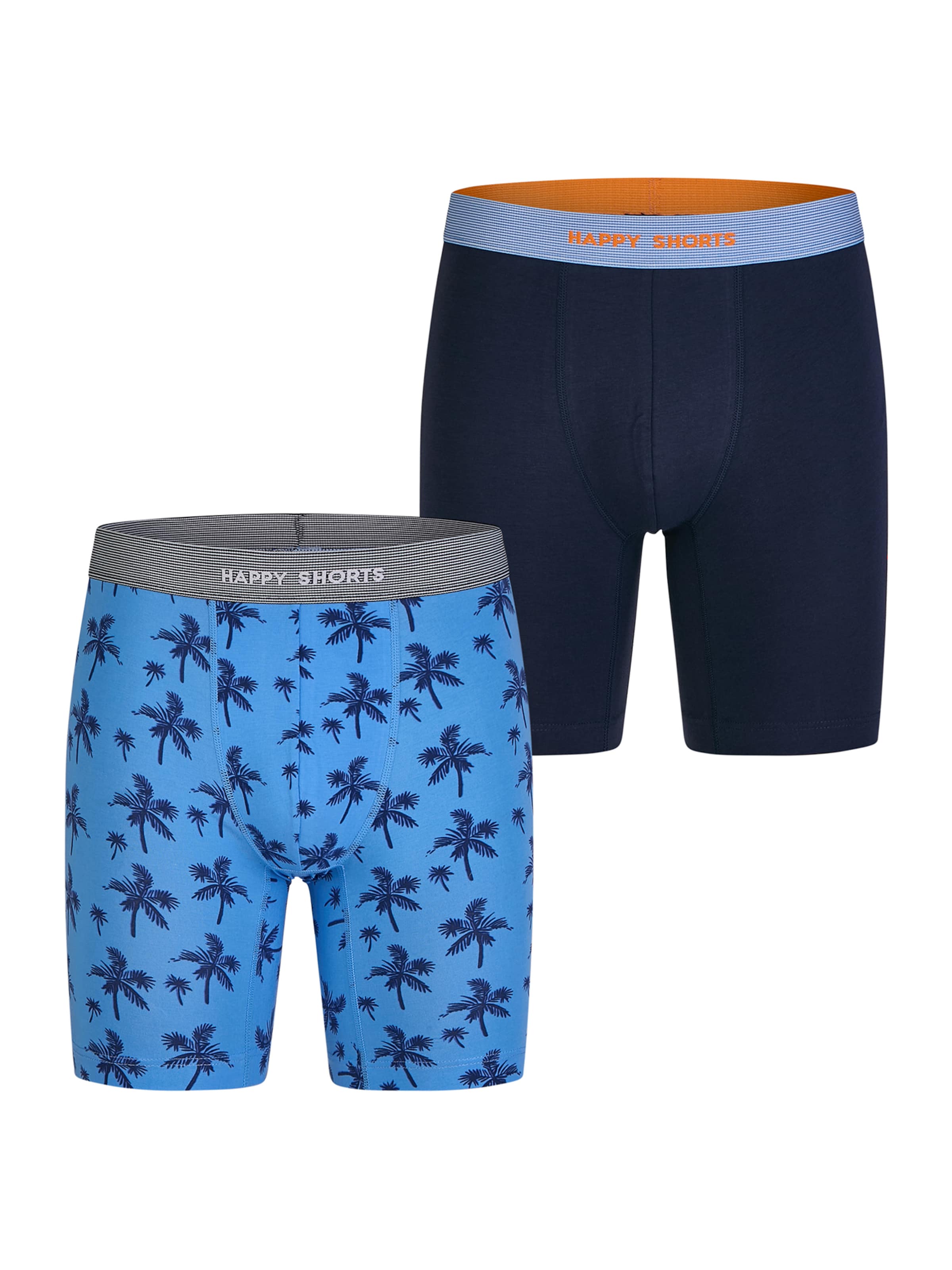 Boxers ' Jersey Boxer Briefs ' Happy Shorts en mélange de couleurs : devant