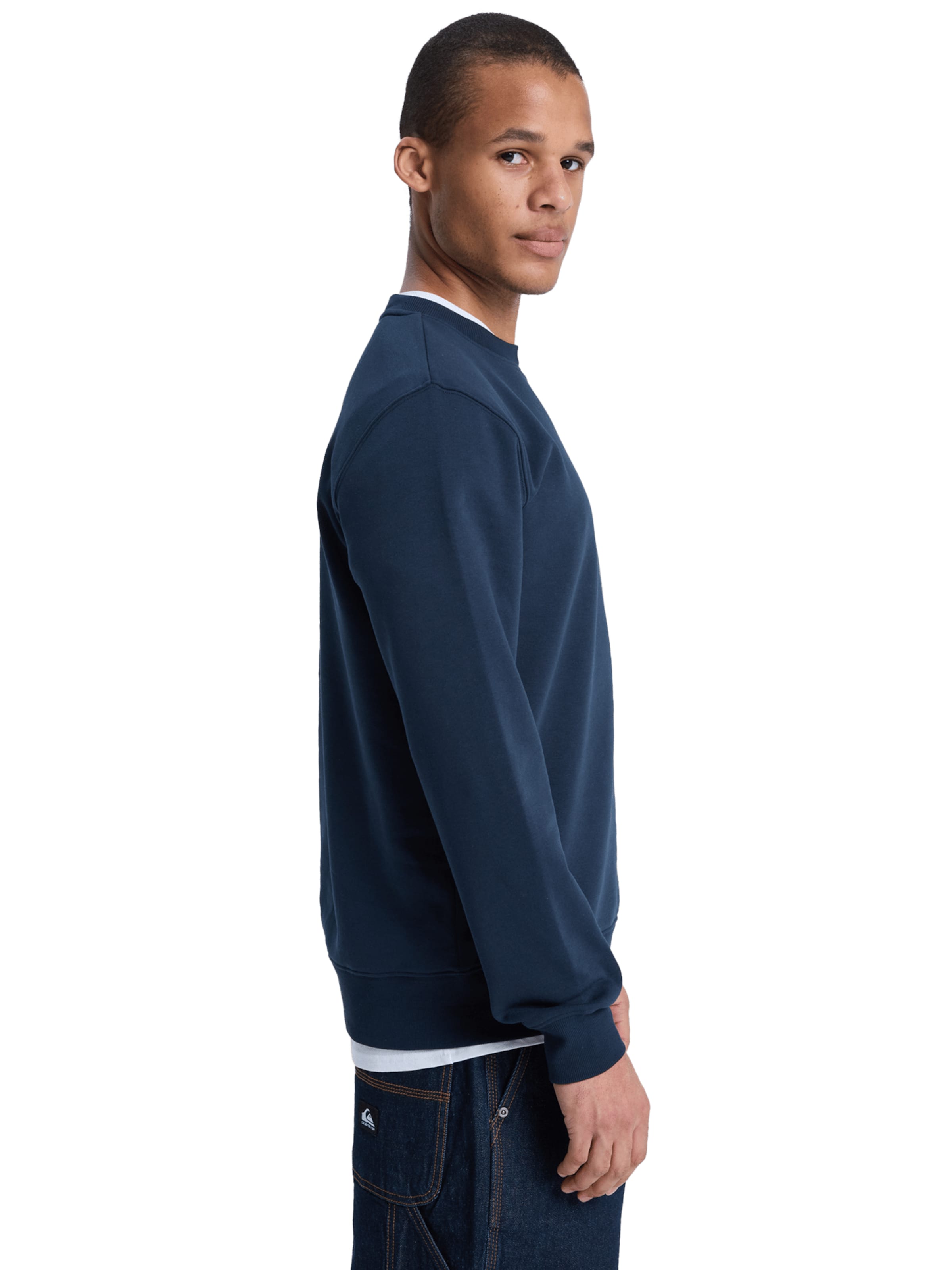 QUIKSILVER Sweatshirt 'Graphic' in Blau