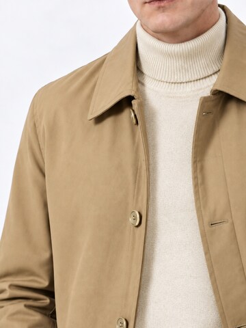 ALLTHEMEN Between-Seasons Coat 'Nebel' in Green