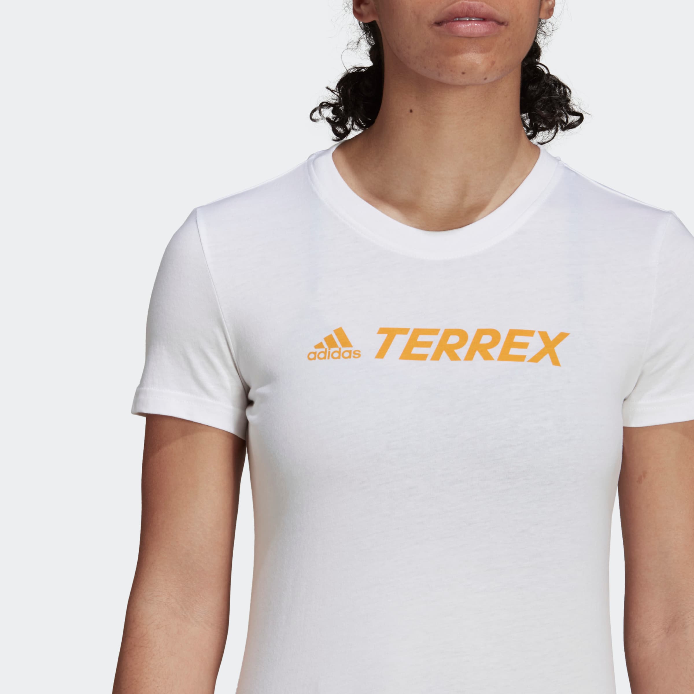Disciplines sportives T-shirt fonctionnel adidas Terrex en Blanc 