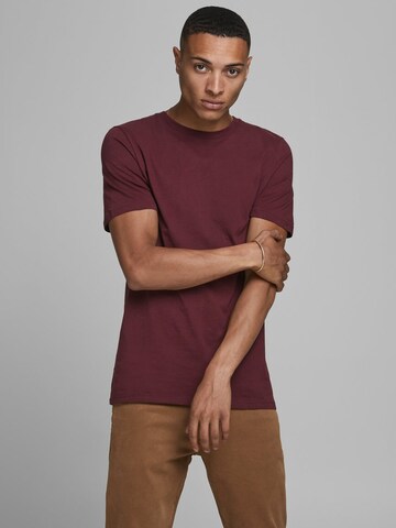 JACK & JONES Slim fit Shirt in Red: front