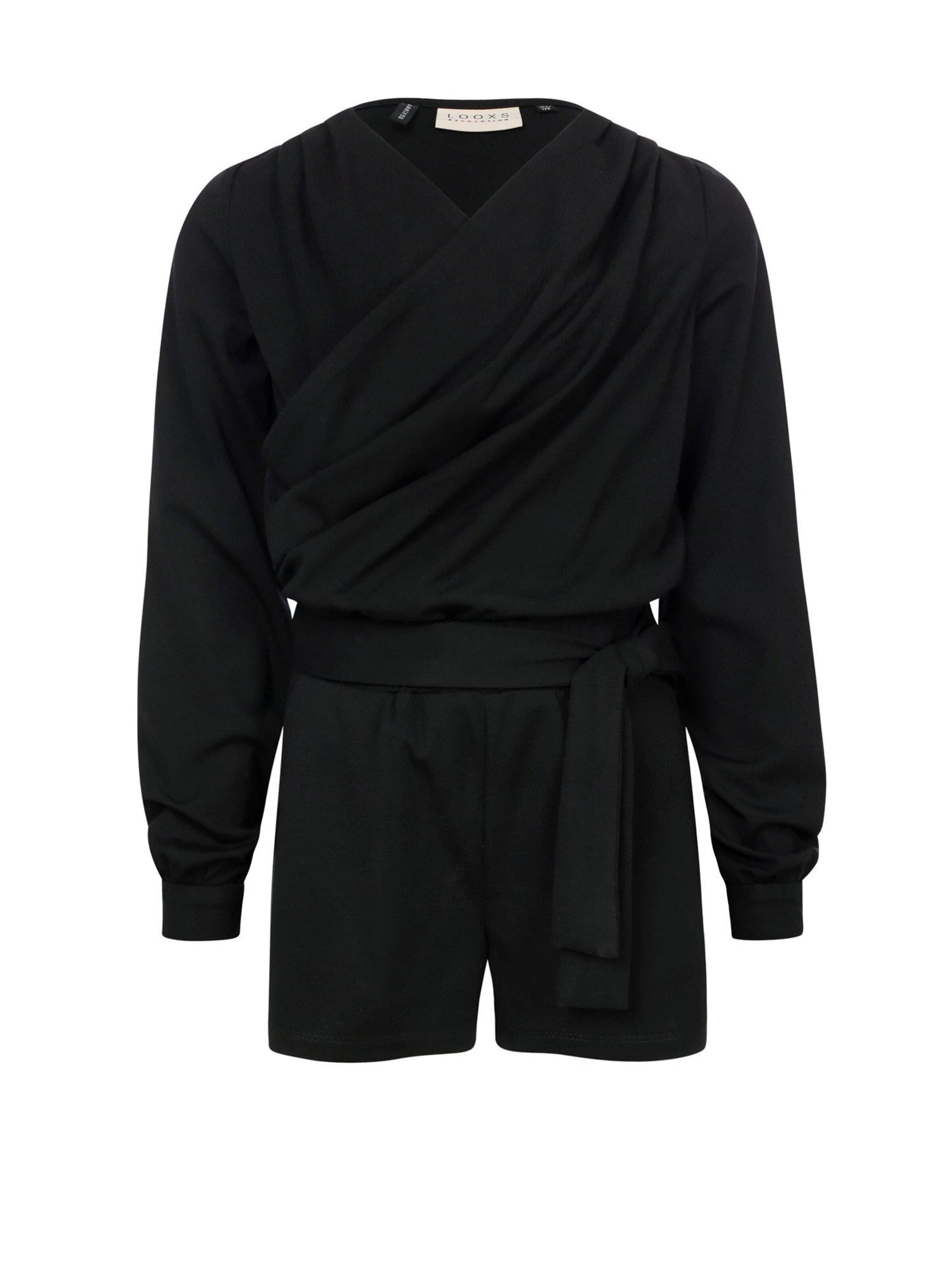Looxs Revolution Overall in Black: front