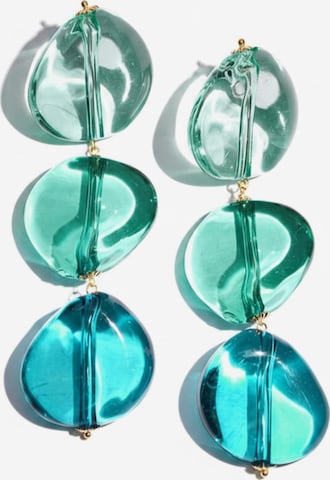 Boucles d'oreilles 'RIVIERA' Cala Rose en bleu : devant