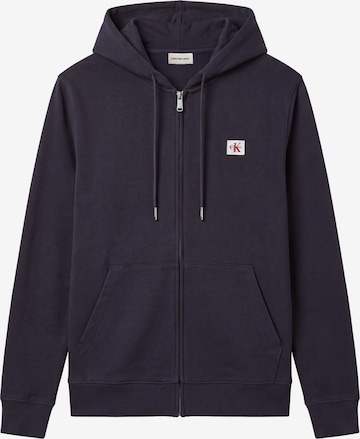 Calvin Klein Jeans Sweatjacke in Blau: Vorderseite
