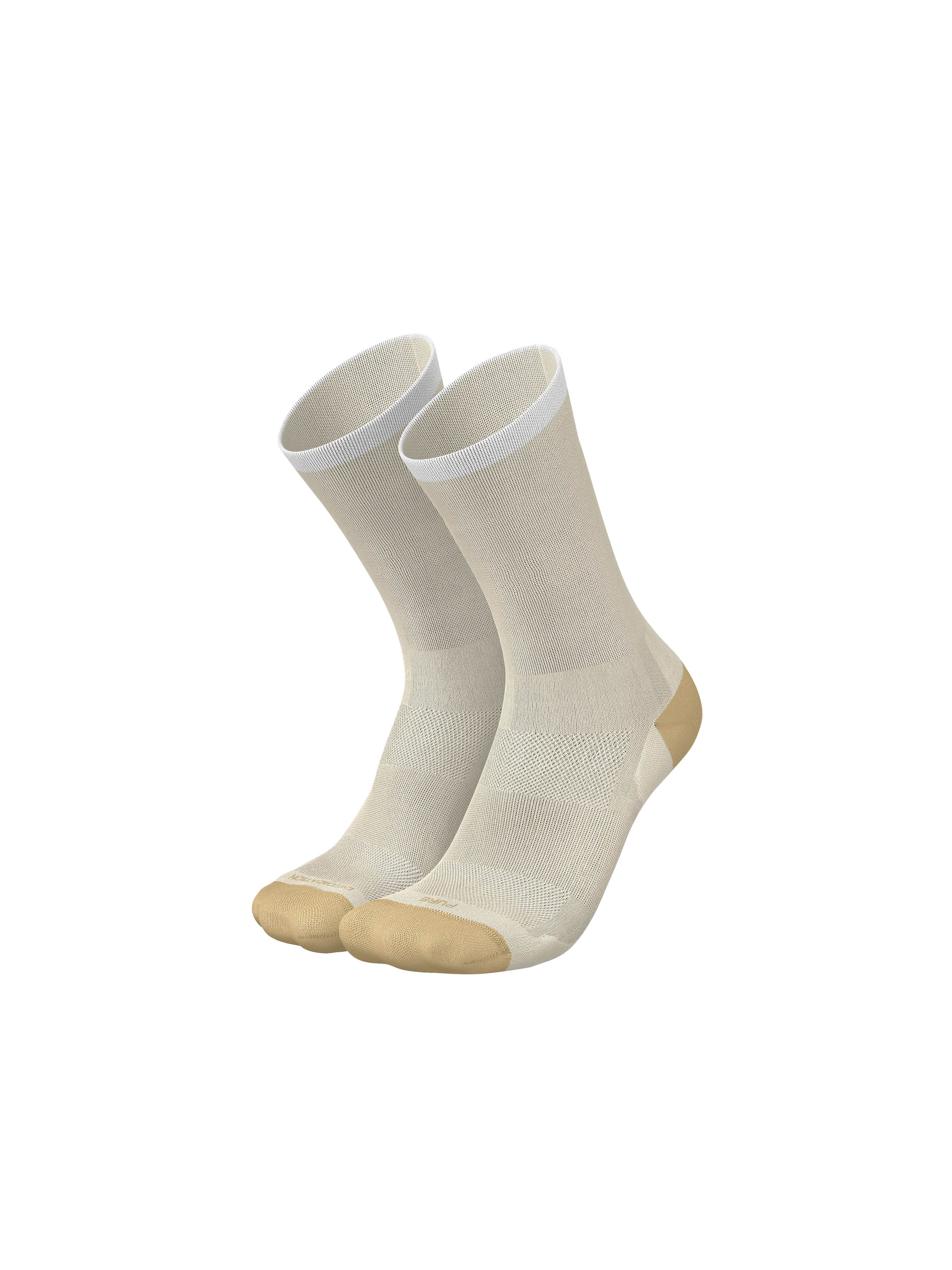 INCYLENCE Athletic Socks 'PURE' in Beige: front