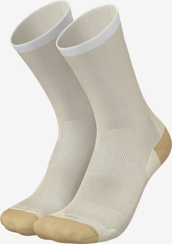 INCYLENCE Athletic Socks 'PURE' in Beige: front