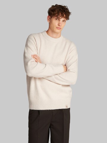 Calvin Klein Jeans Pulóver - fehér: elől