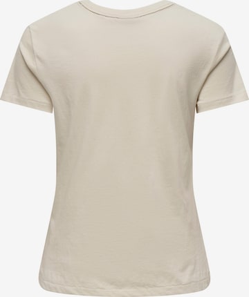 JDY T-Shirt 'MICHIGAN' in Beige