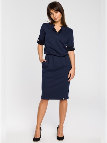 BeWear - Vestido camisero en azul