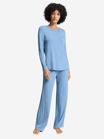 Hanro - Camiseta para dormir ' Natural Elegance ' en azul