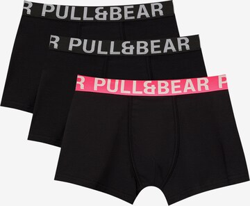 Boxers Pull&Bear en noir : devant