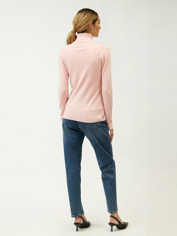 Influencer Strickjacke in Pink