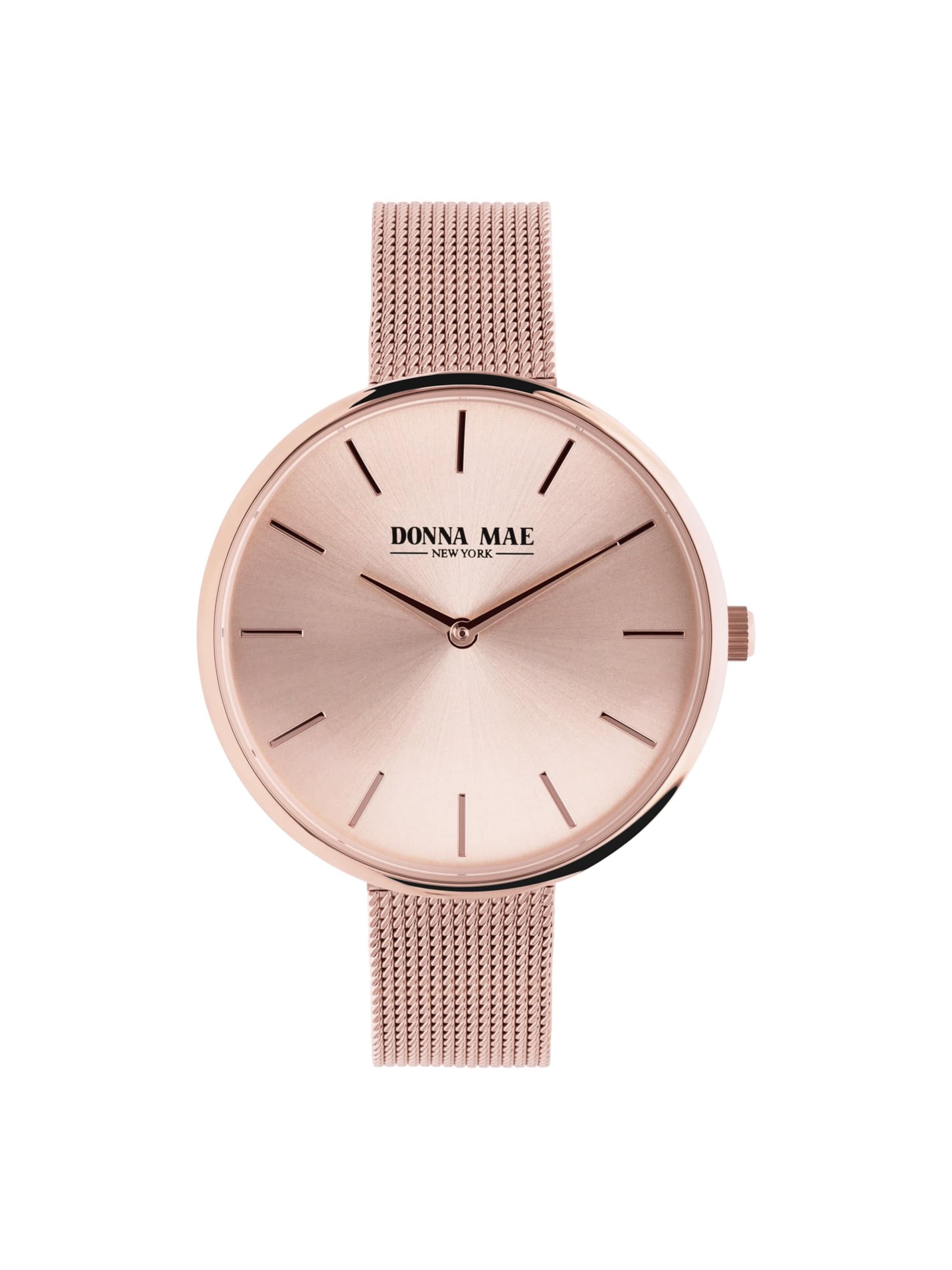Lucardi Analog Watch 'Masche' in Pink: front