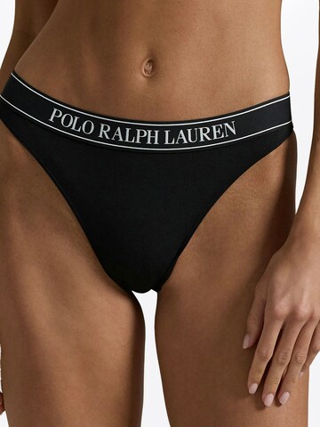 Polo Ralph Lauren String ' Polo Essentials ' in Zwart: voorkant